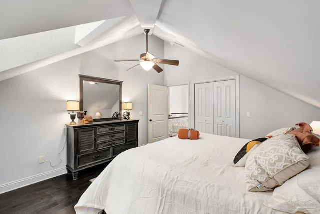 a view of yard with swimming pool and trees