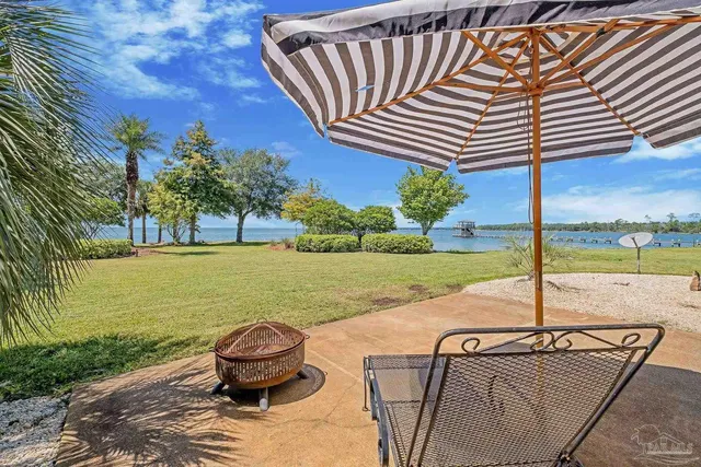 a view of an ocean and beach