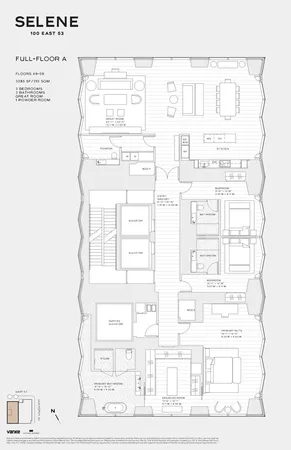 $8,995,000 | 100 East 53rd Street, Unit 57A | Midtown East
