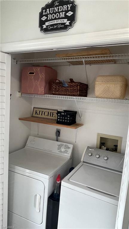 267 Quail Forest Boulevard, Unit 111 Naples, FL 34105 - Photo 34 of 41 a close view of washer and dryer