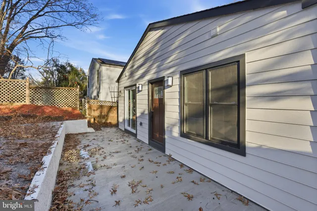 a view of a entryway door front of house