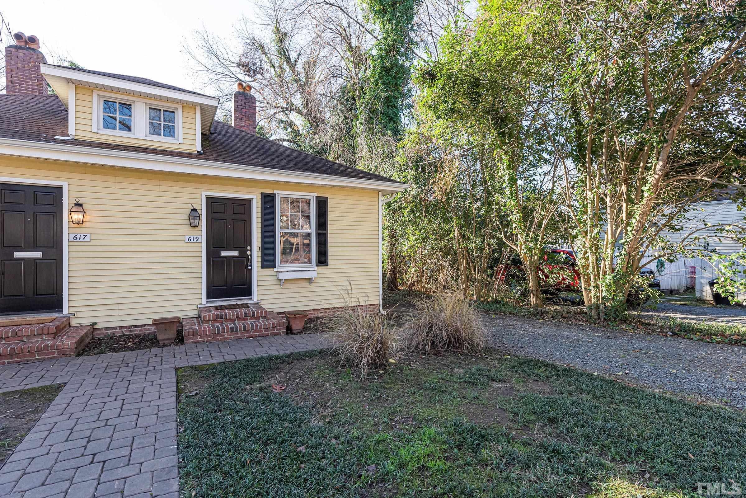619 Hinsdale Street Raleigh, NC 27605 - Photo 16 of 34 a view of a house with a yard