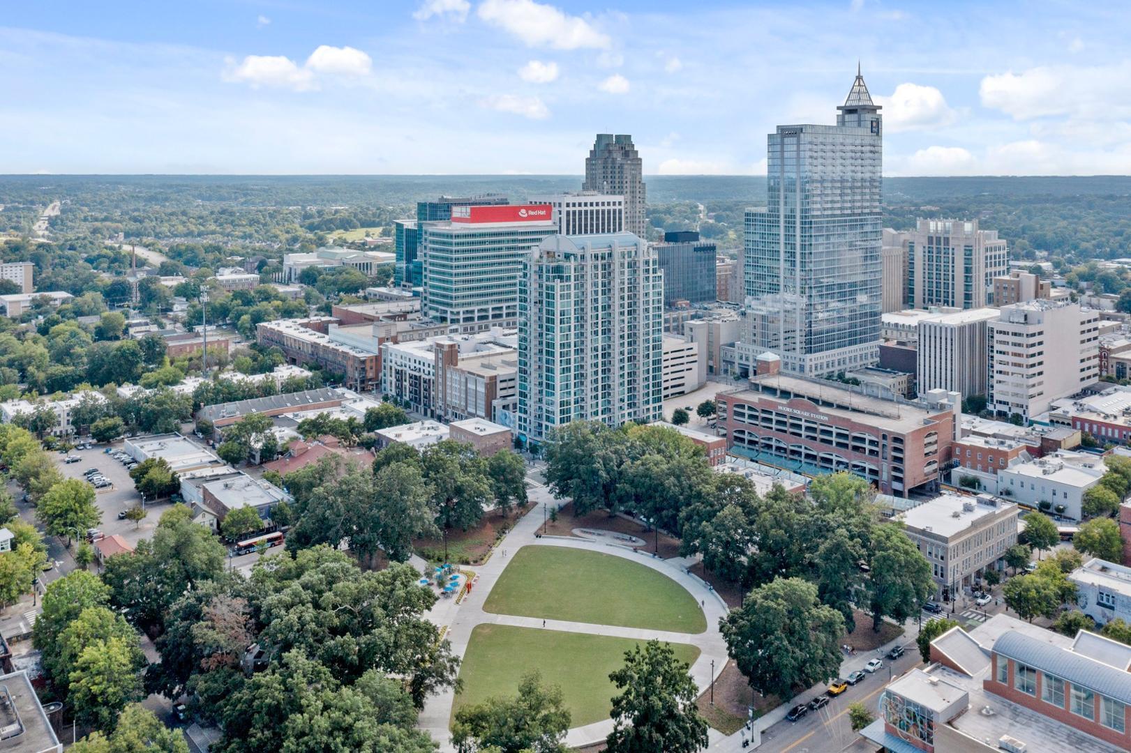 619 Hinsdale Street Raleigh, NC 27605 - Photo 31 of 34 a view of a city
