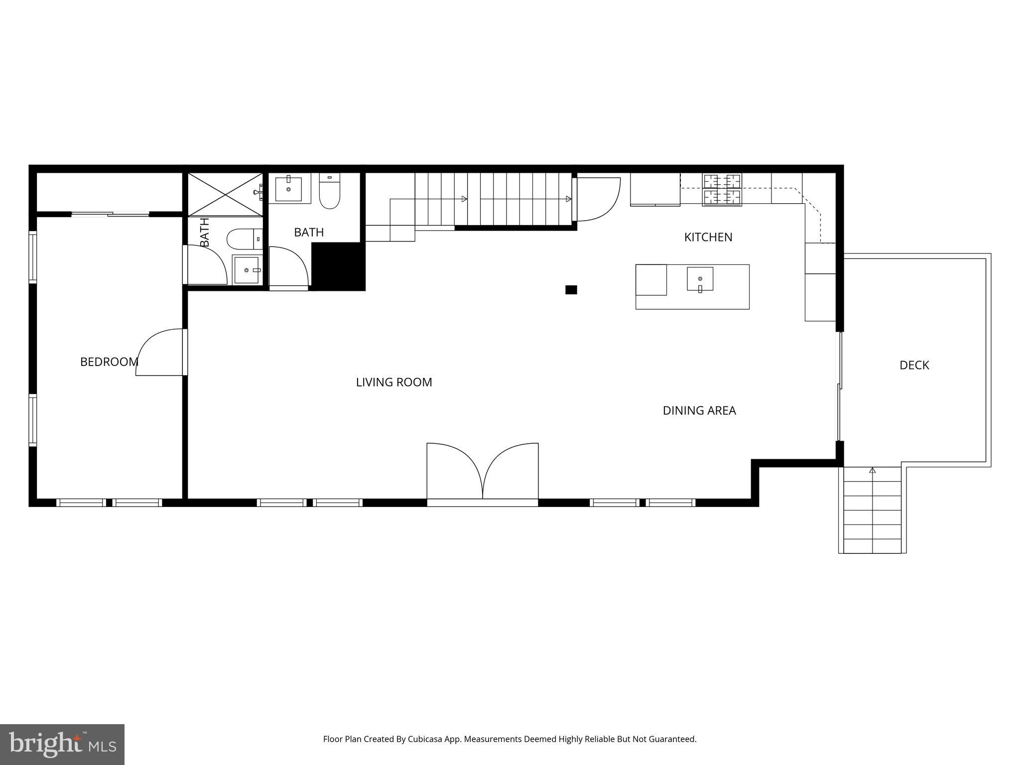 1355 Longfellow Street Northwest Washington, DC 20011 - Photo 45 of 47 Main level floor plan