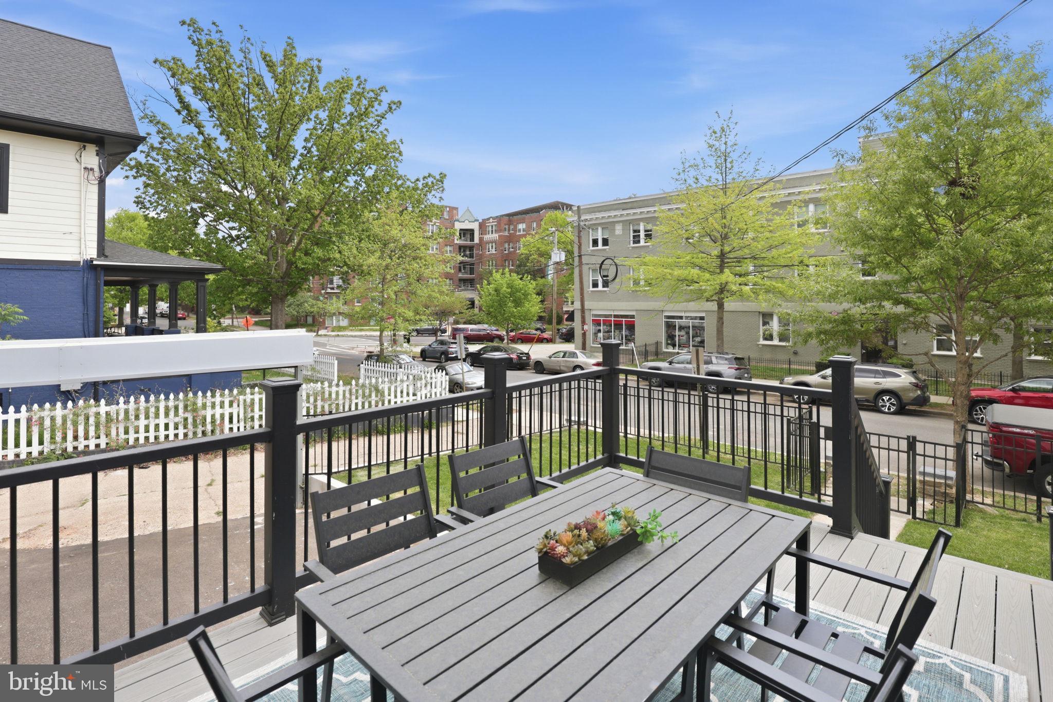 1355 Longfellow Street Northwest Washington, DC 20011 - Photo 7 of 47 Deck off kitchen