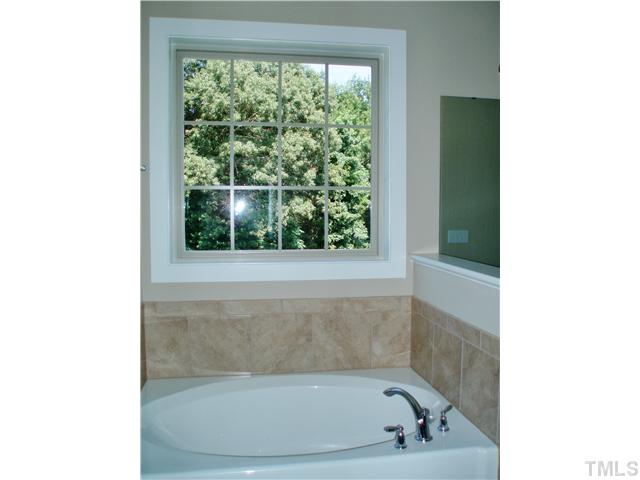 6100 Spring Branch Circle, Unit 42 Raleigh, NC 27603 - Photo 8 of 13 Master Garden Tub, with the gardens right out side!