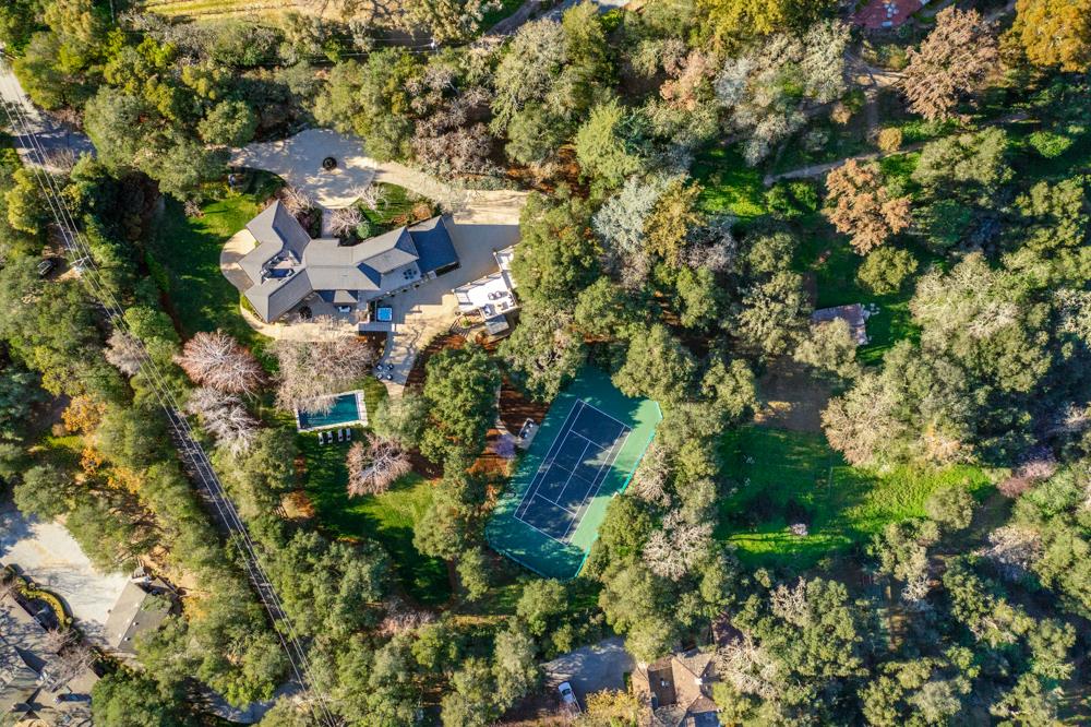 a view of a house with a tree