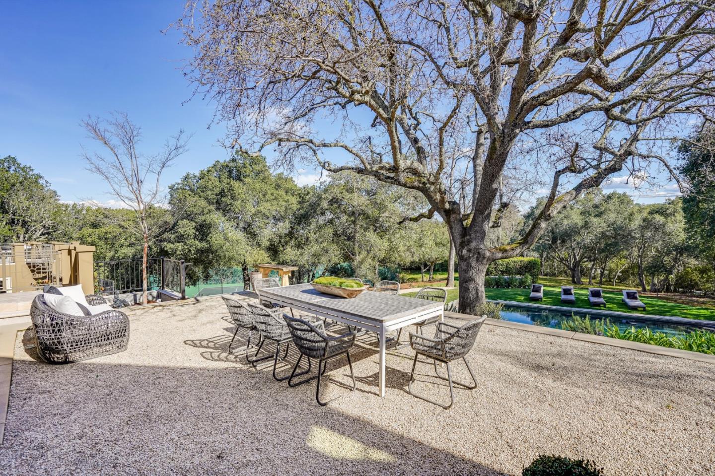 540 Moore Road Woodside, CA 94062 - Photo 27 of 85 a view of outdoor space yard and patio