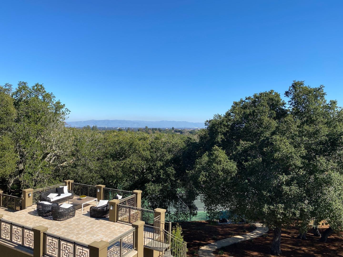 540 Moore Road Woodside, CA 94062 - Photo 5 of 85 a view of a terrace with furniture and a yard