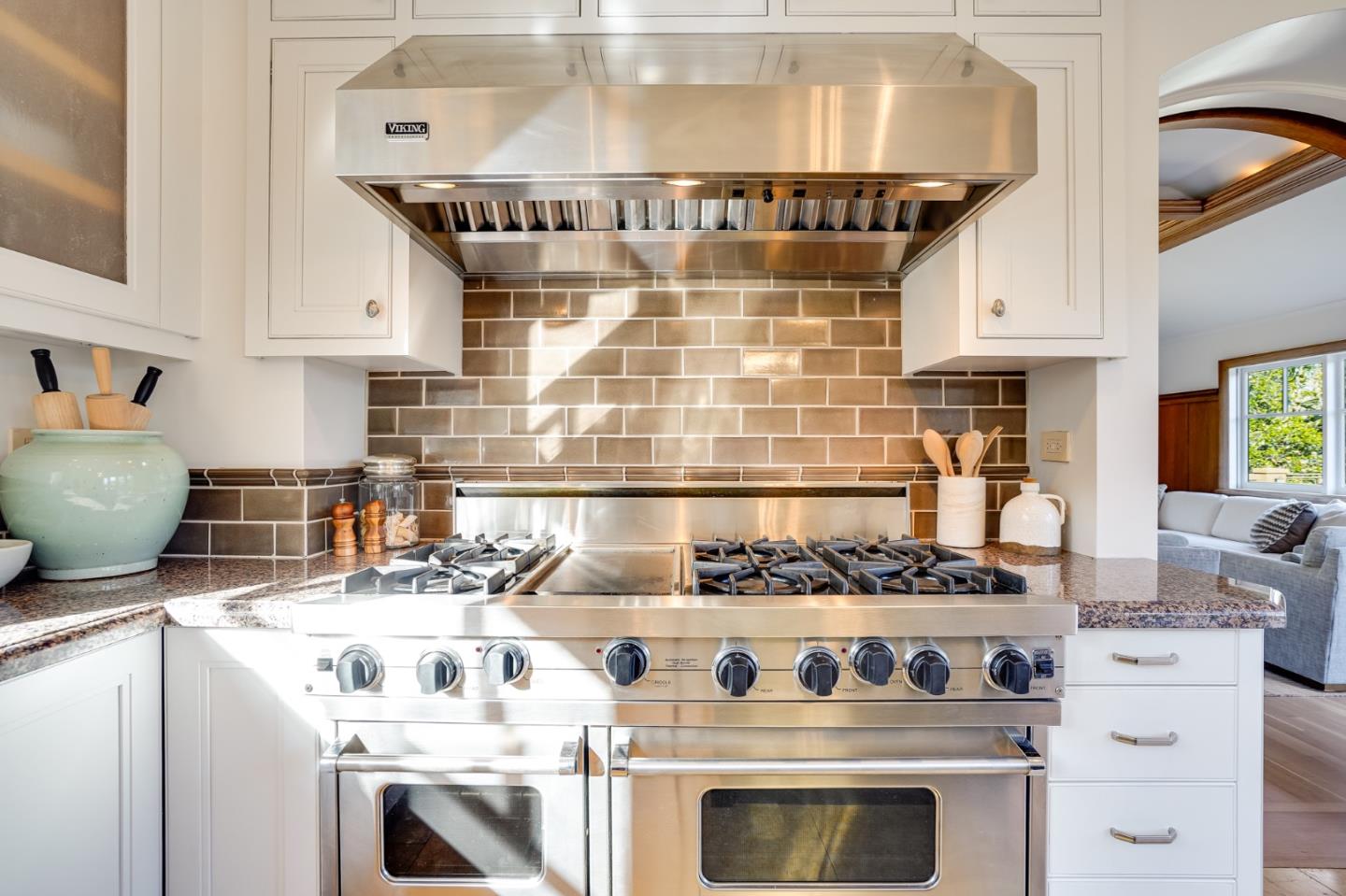 540 Moore Road Woodside, CA 94062 - Photo 64 of 85 a kitchen with a stove and cabinets