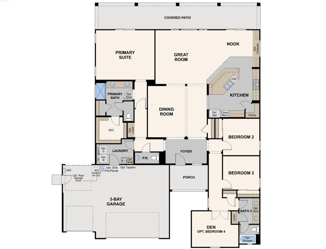 13155 Ridgewood Way Chowchilla, CA 93610 - Photo 3 of 3 13155 Ridgewood Way, First Floor, Floor Plan