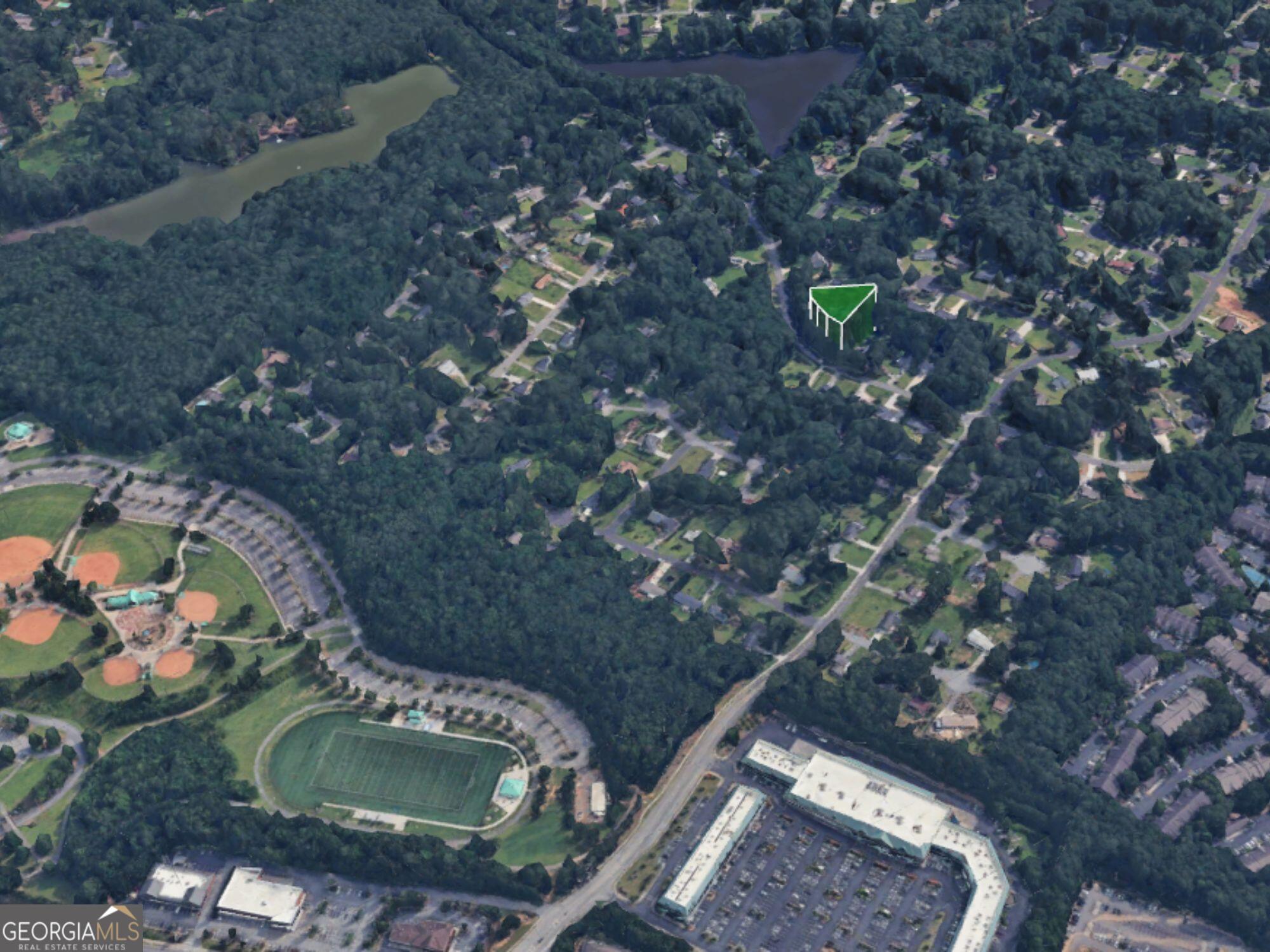 2644 Davenport Road Northwest Duluth, GA 30096 - Photo 2 of 9 a bird view of a house