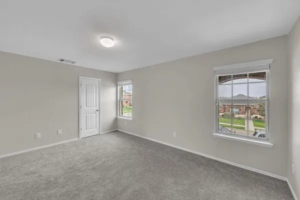 a view of a hallway with a elevator
