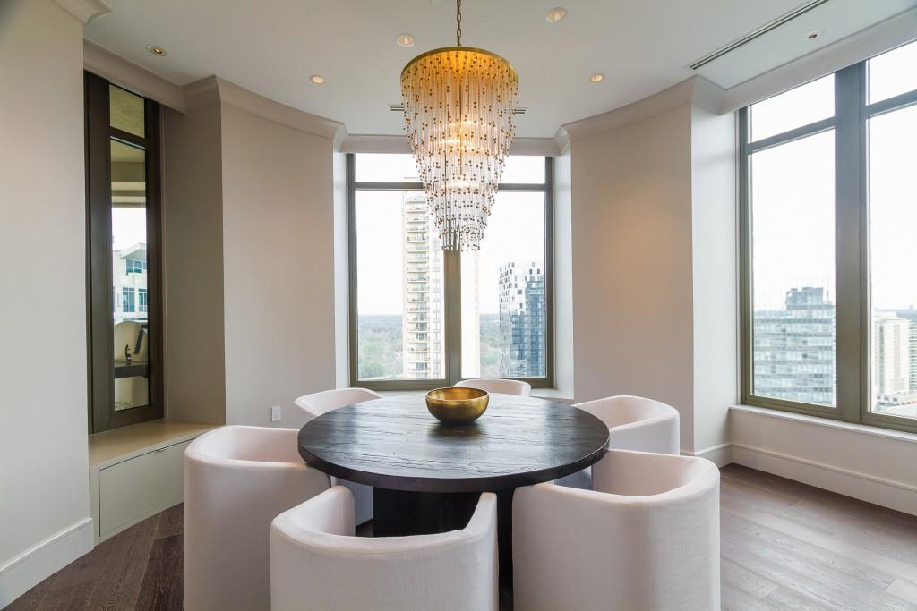 3376 Peachtree Road Northeast, Unit 33A Atlanta, GA 30326 - Photo 7 of 49 a view of a dining room with furniture window and outside view