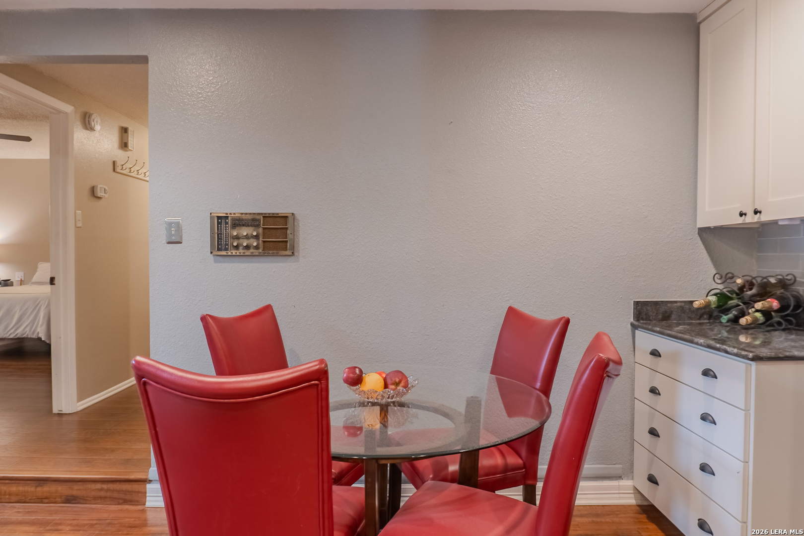 8942 Willmon Way Windcrest, TX 78239 - Photo 22 of 44 a living room with furniture and wooden floor