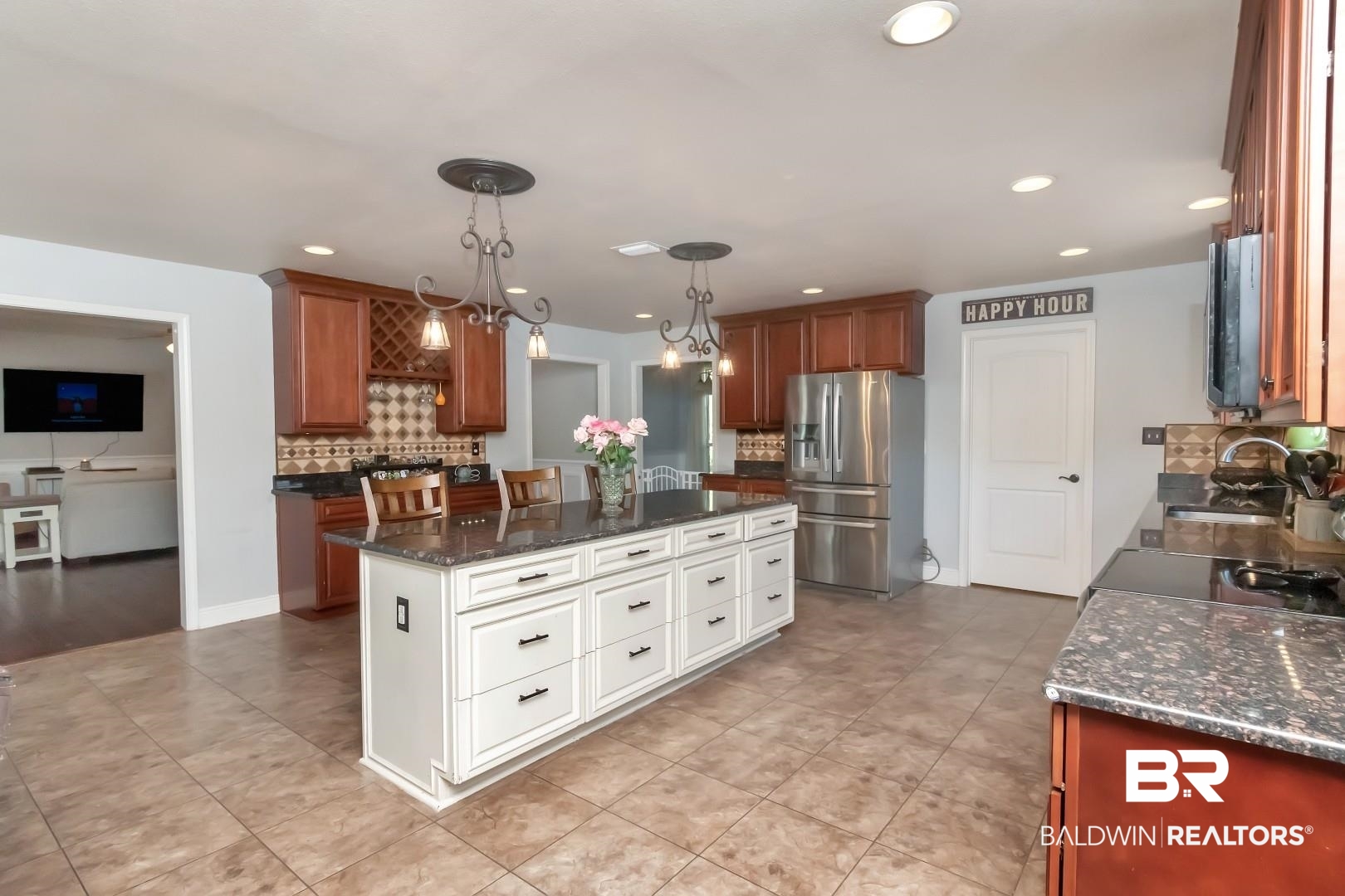 27890 Rileywood Drive Daphne, AL 36526 - Photo 16 of 49 Kitchen with backsplash, recessed lighting, stainless steel appliances, and a sink