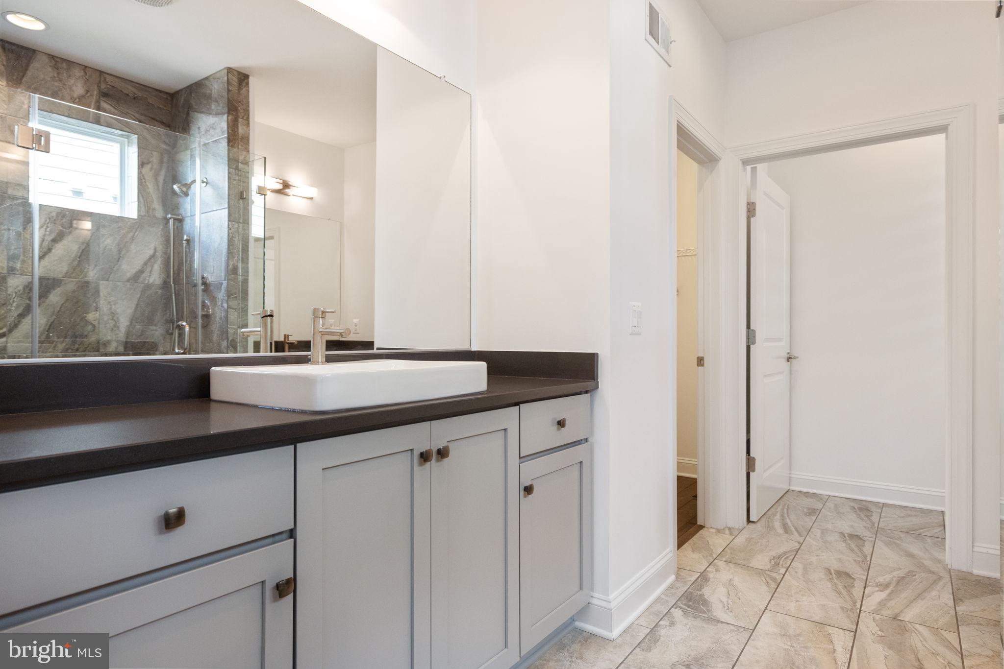 112 Flycatcher Way White Post, VA 22663 - Photo 25 of 59 a bathroom with a double vanity sink and a mirror
