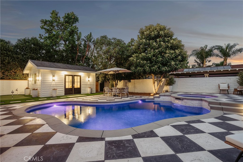 13822 Henstridge Circle Tustin, CA 92780 - Photo 10 of 61 a view of swimming pool with seating space