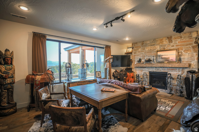 6688 Bareback Road Cedar City, UT 84720 - Photo 20 of 58 Den/ Office with a fireplace,