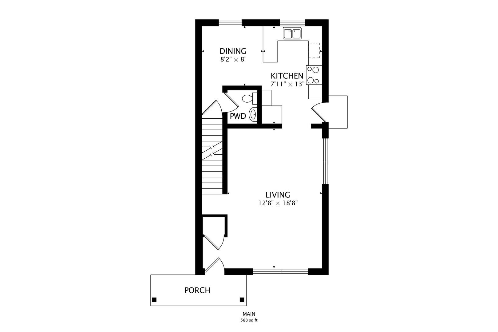 2212-2214 Oakton Street Park Ridge, IL 60068 - Photo 42 of 43 a picture of floor plan