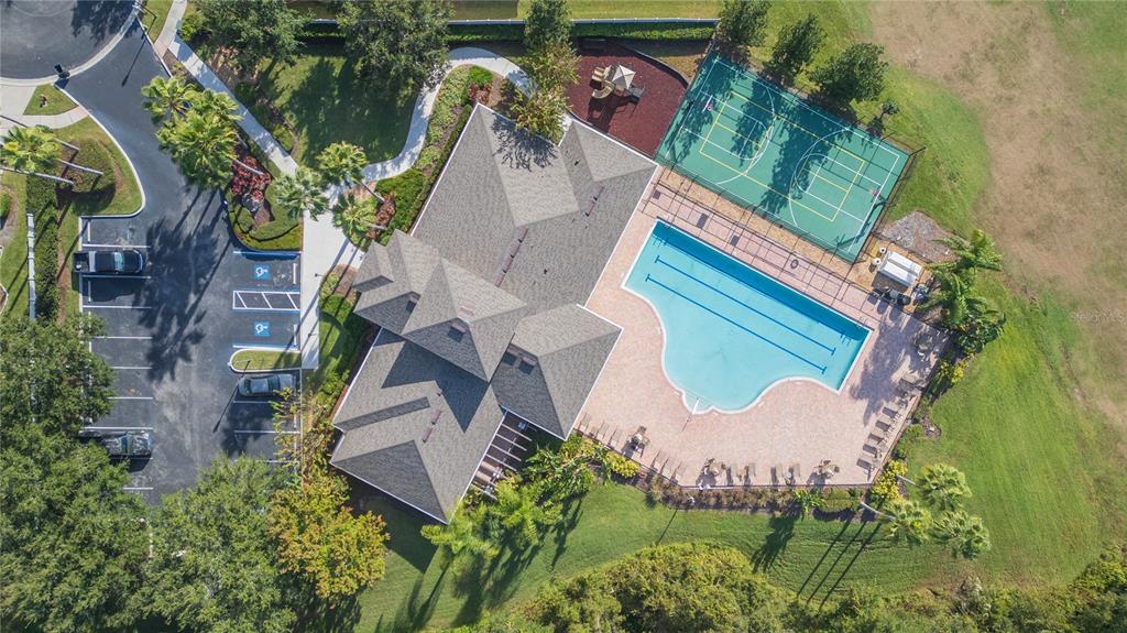2816 Graphite Court Valrico, FL 33594 - Photo 50 of 57 an aerial view of a house with outdoor space and a lake view
