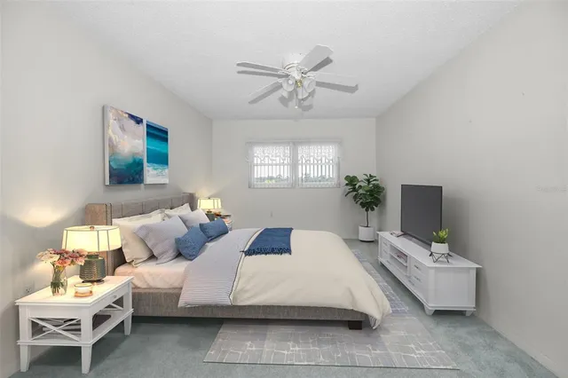 a room with lots of pool and lots of room