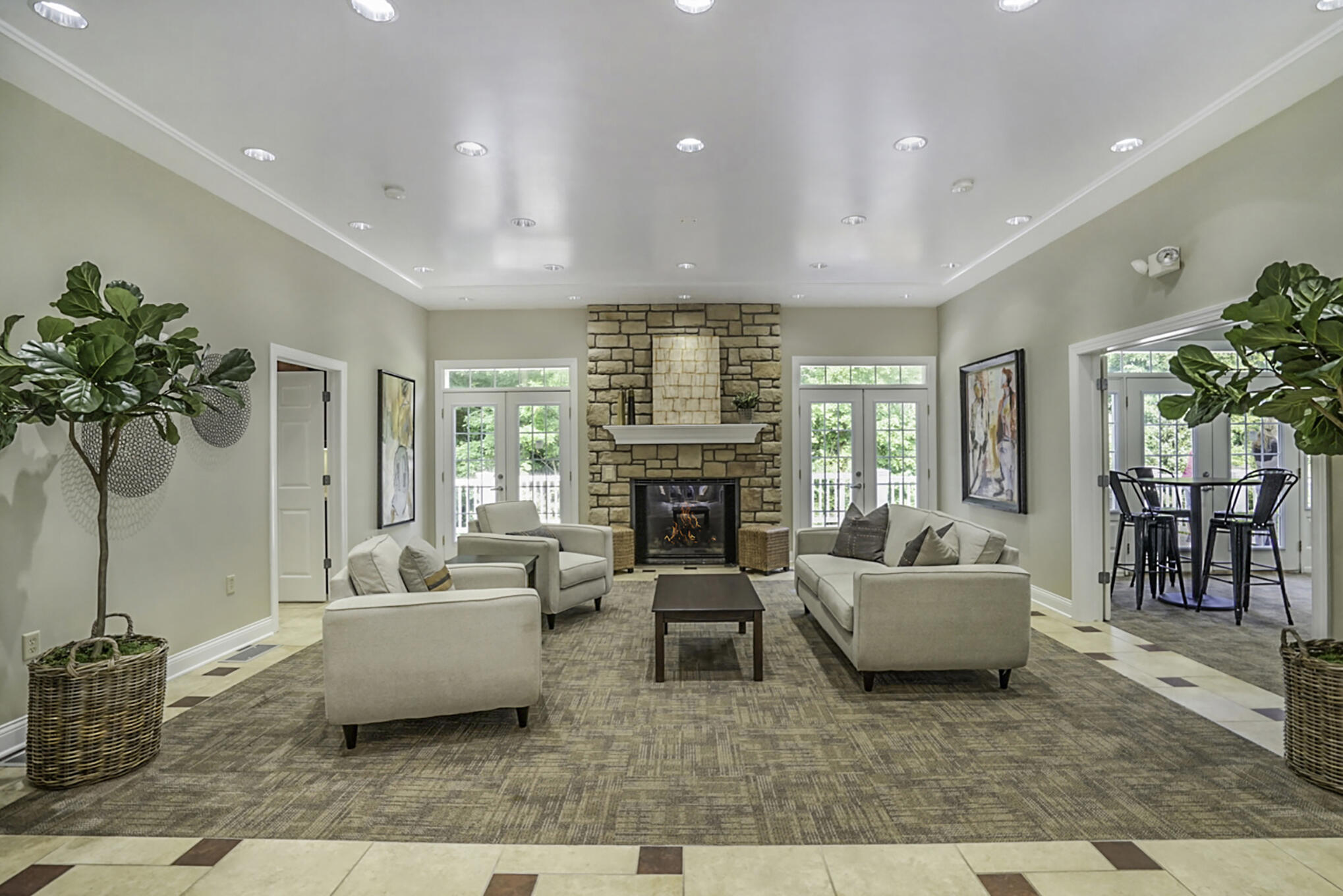 3333 Kings River Street Southwest, Unit 43 Wyoming, MI 49418 - Photo 25 of 25 Rivertown-Community-Clubhouse-Living Roo