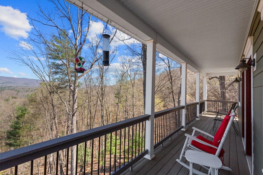 9586 Brunk Spring Lane Broadway, VA 22815 - Photo 43 of 58 a view of balcony with furniture