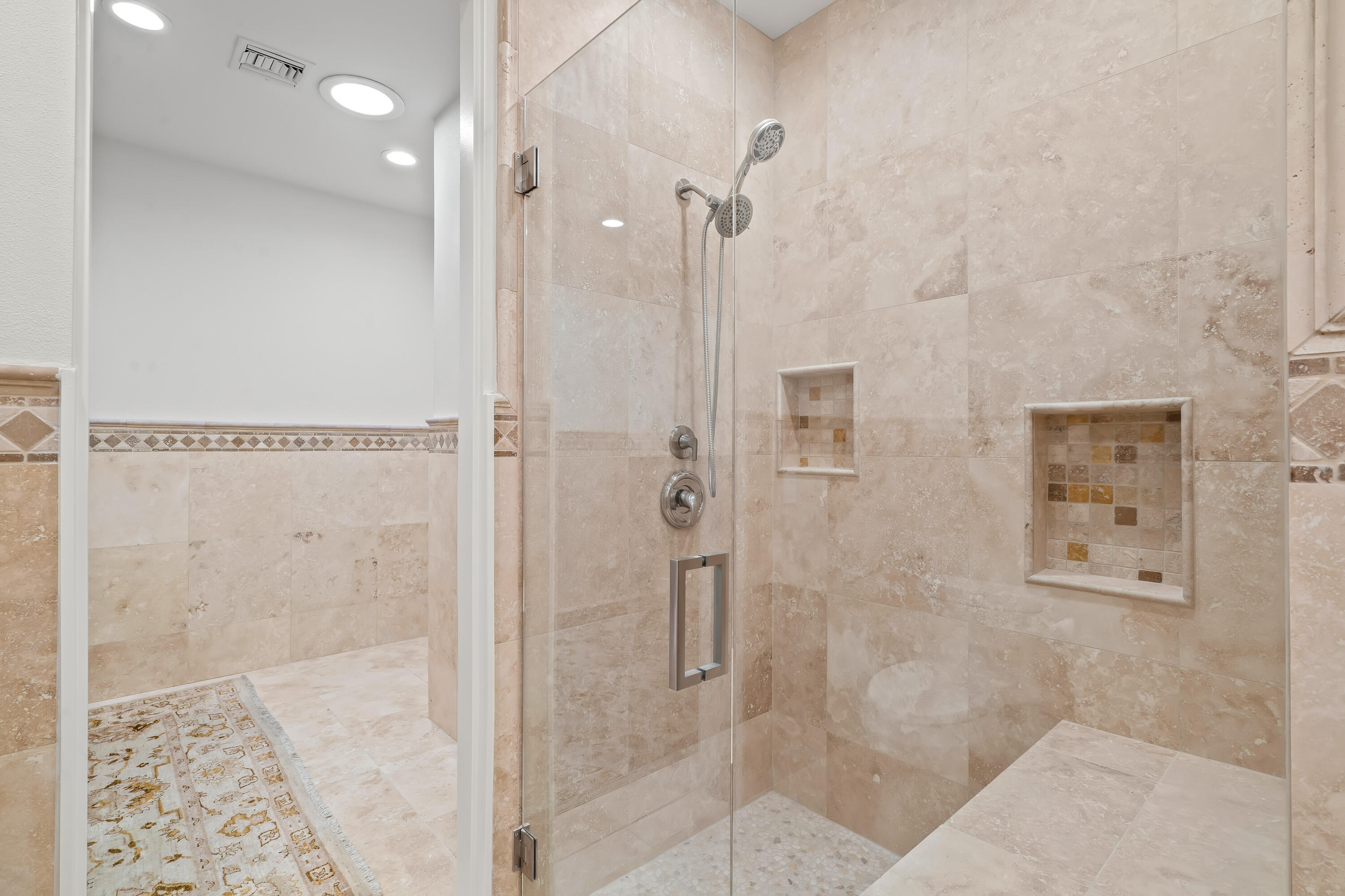401 Iris Lane Rancho Mirage, CA 92270 - Photo 41 of 87 a bathroom with a shower