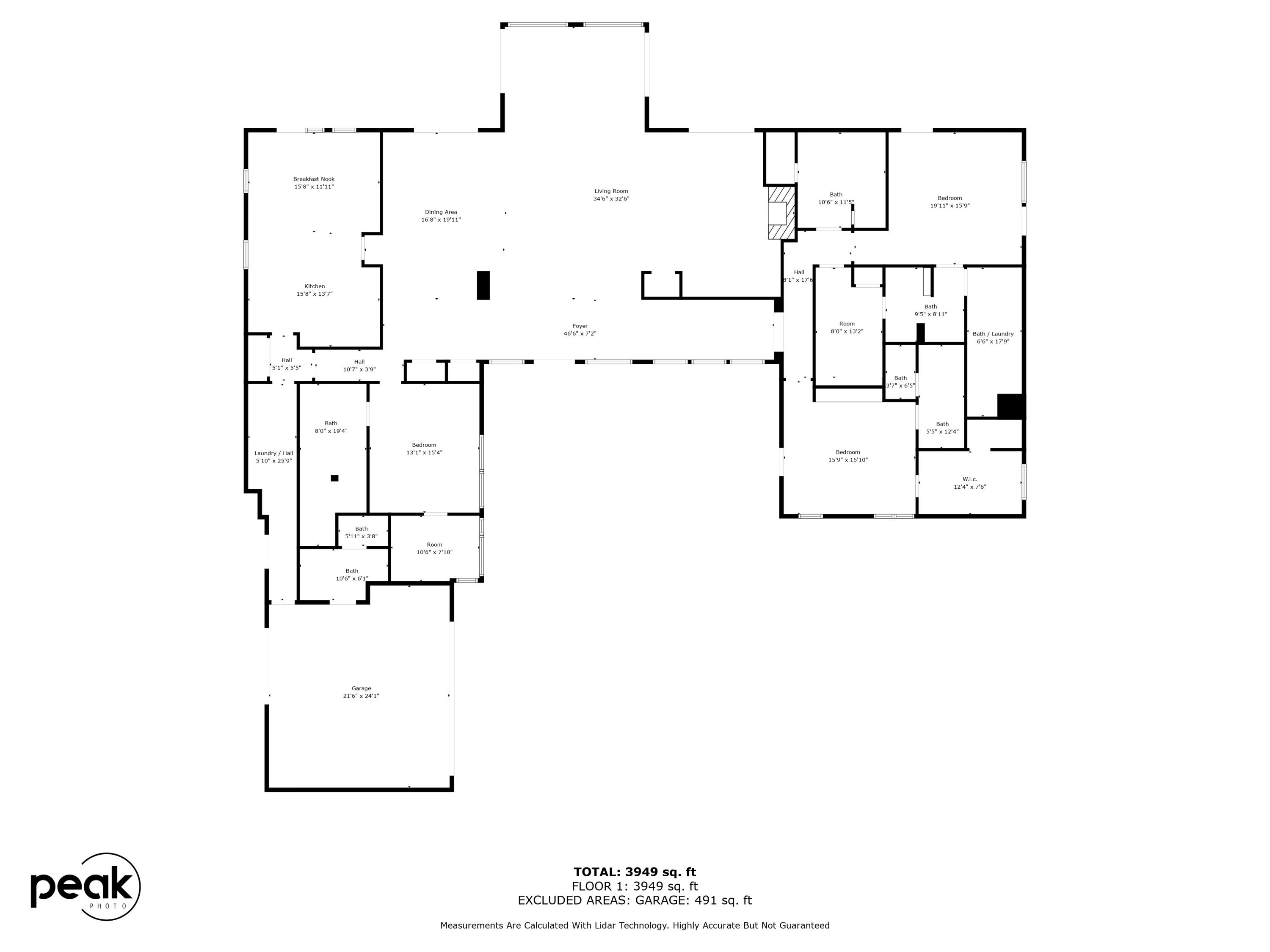 401 Iris Lane Rancho Mirage, CA 92270 - Photo 54 of 87 401 Iris Lane Main House (with dimension