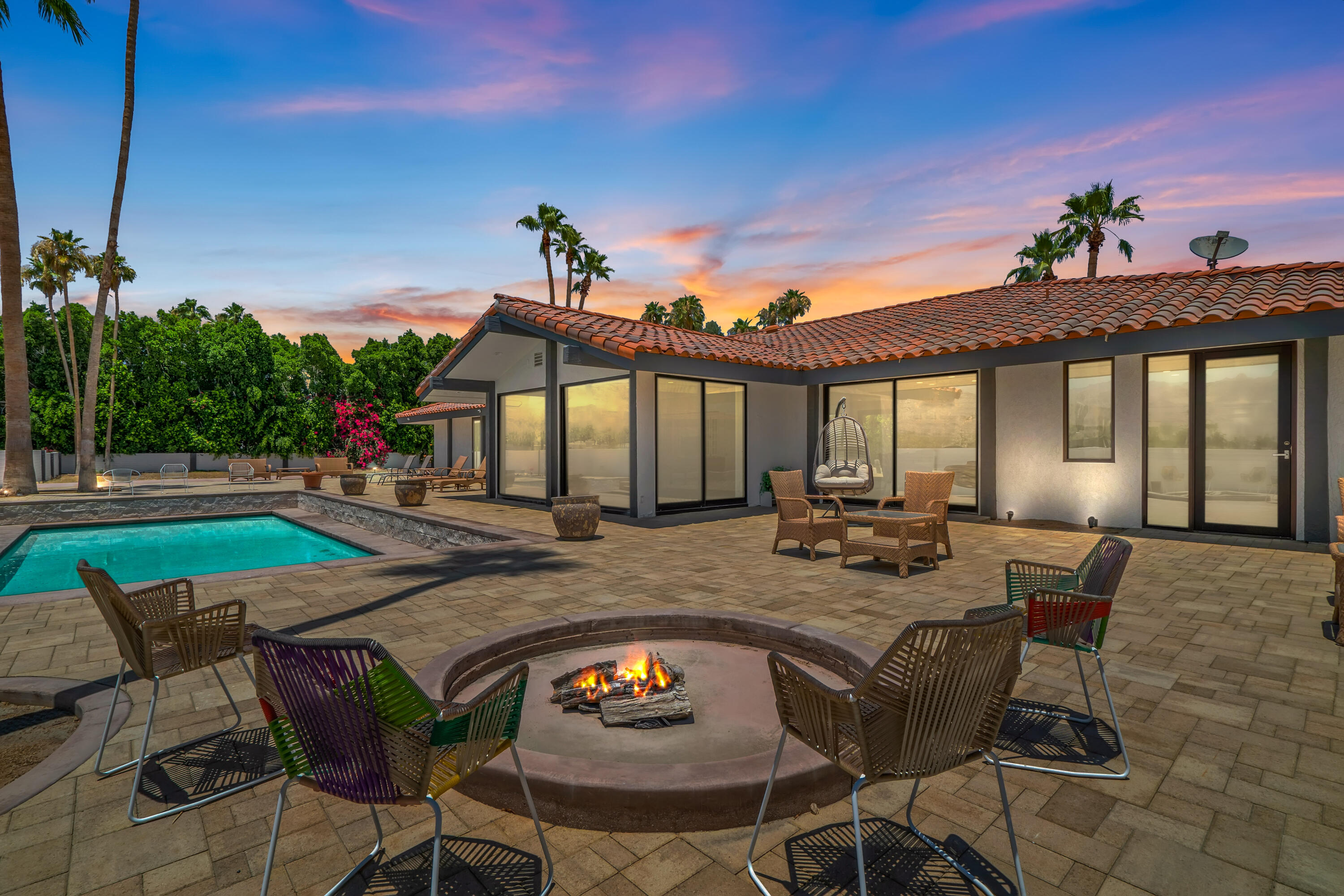 401 Iris Lane Rancho Mirage, CA 92270 - Photo 86 of 87 a view of a house and swimming pool