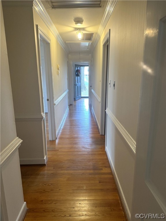 10901 Weybridge Road Chester, VA 23831 - Photo 8 of 32 a view of a hallway with wooden floor