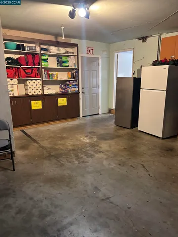 a close view of a car park in the back