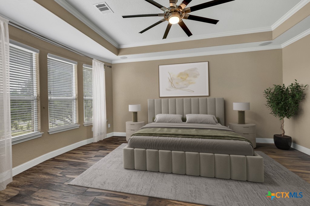 2194 Ranch Loop Drive New Braunfels, TX 78132 - Photo 14 of 48 a bedroom with a large bed and a window