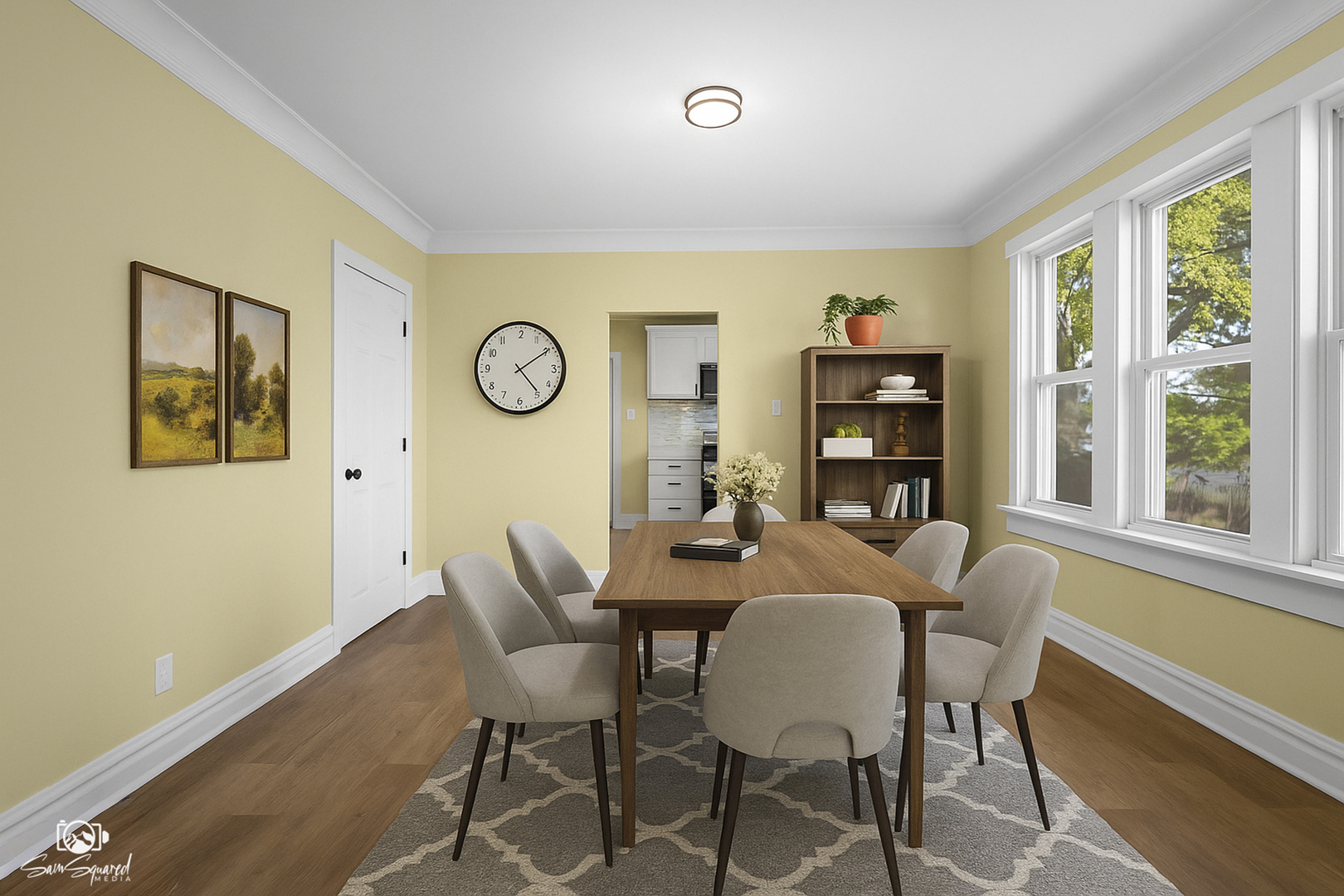 7236 West 63rd Place, Unit A Summit, IL 60501 - Photo 7 of 19 a view of a dining room with furniture window and wooden floor