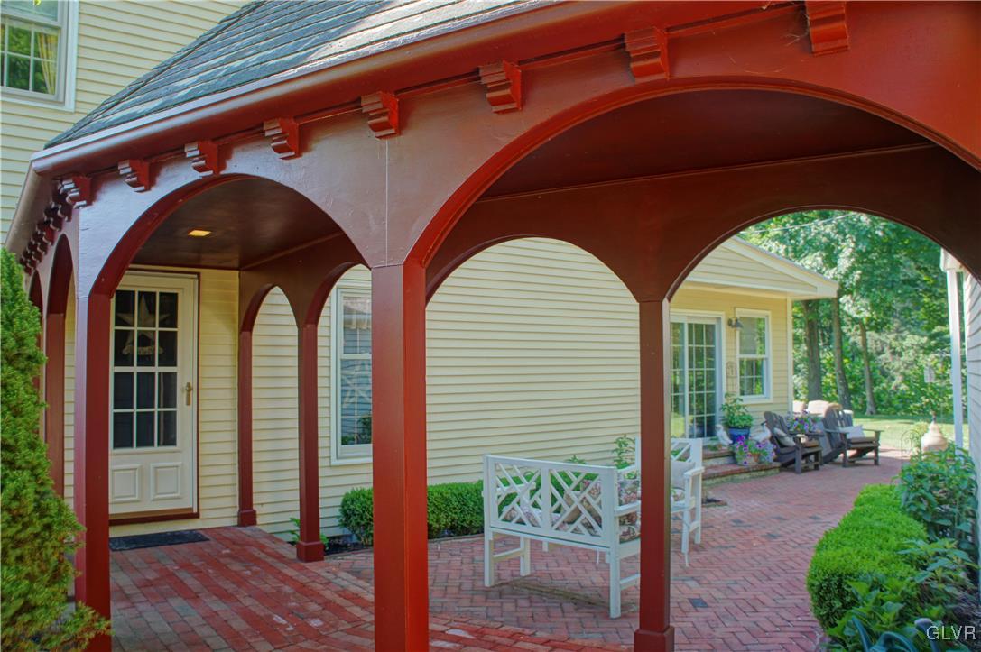 306 Norton Road Stroudsburg, PA 18360 - Photo 33 of 50 Covered Breezeway with Detailed Trim
