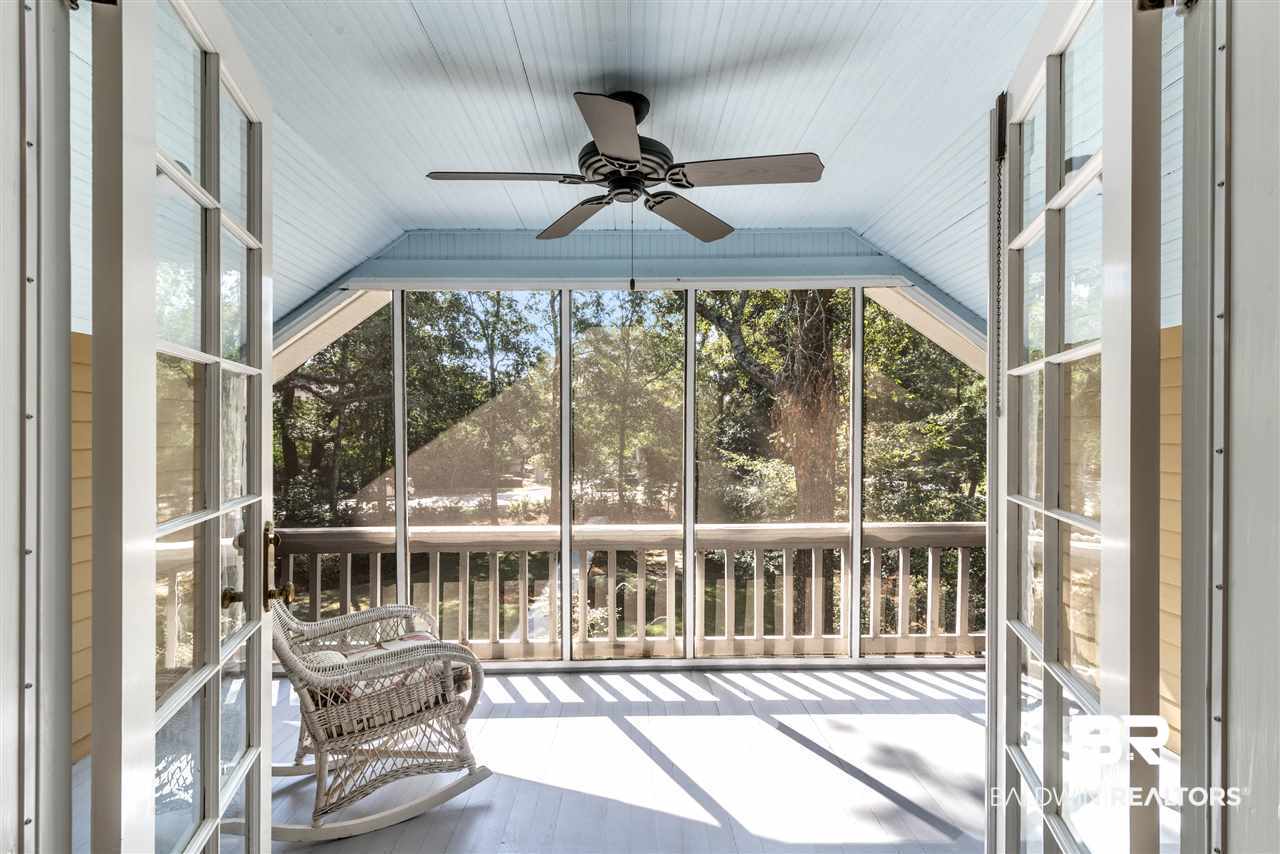 4564 Old Shell Road Mobile, AL 36608 - Photo 32 of 40 Bedroom 2 Screened Balcon