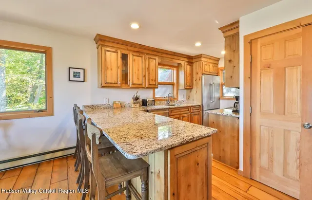 a very nice looking room with a large window