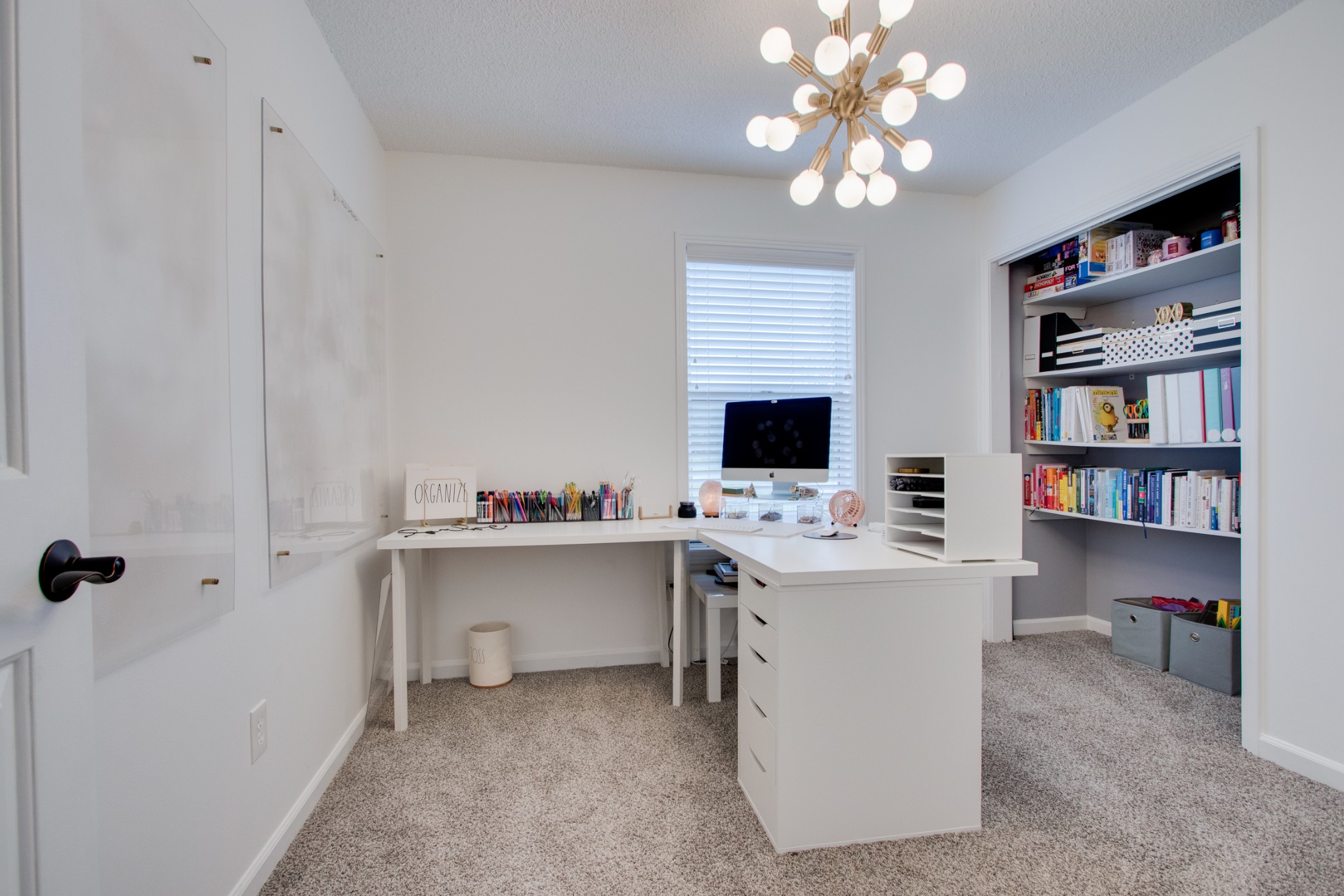 576 Bellwood Road Lebanon, TN 37087 - Photo 31 of 34 a view of a workspace with a bookshelf
