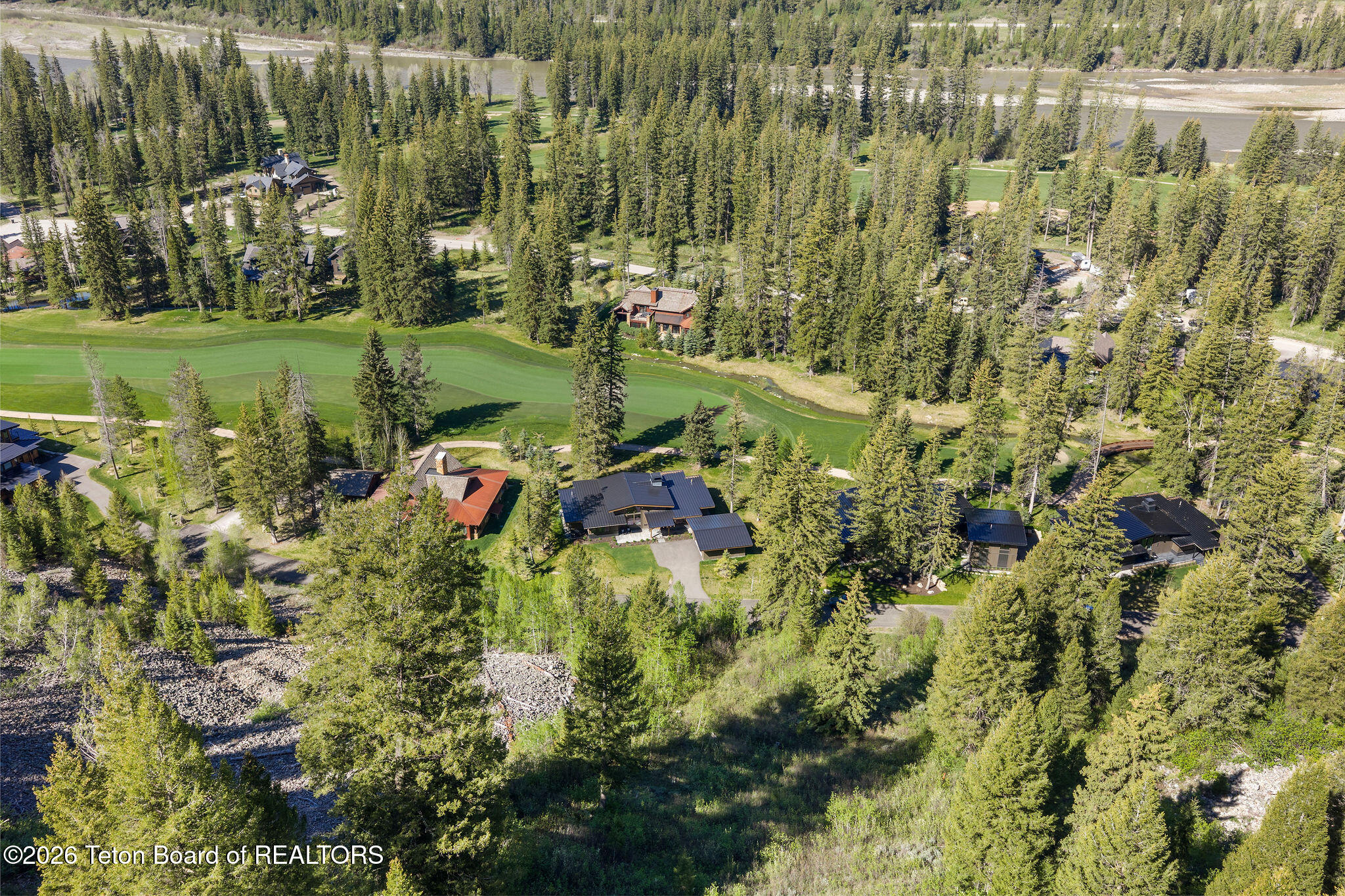 15505 Tall Timber Road Jackson, WY 83001 - Photo 38 of 40 Aerial
