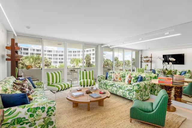 a outdoor living space with furniture and a potted plant
