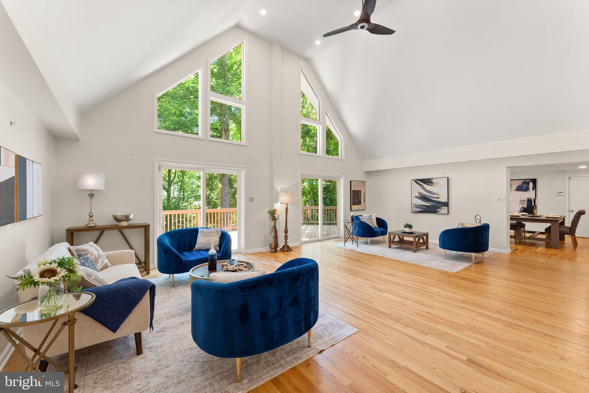 38620 Lime Kiln Road Leesburg, VA 20175 - Photo 22 of 87 a living room with furniture and a large window
