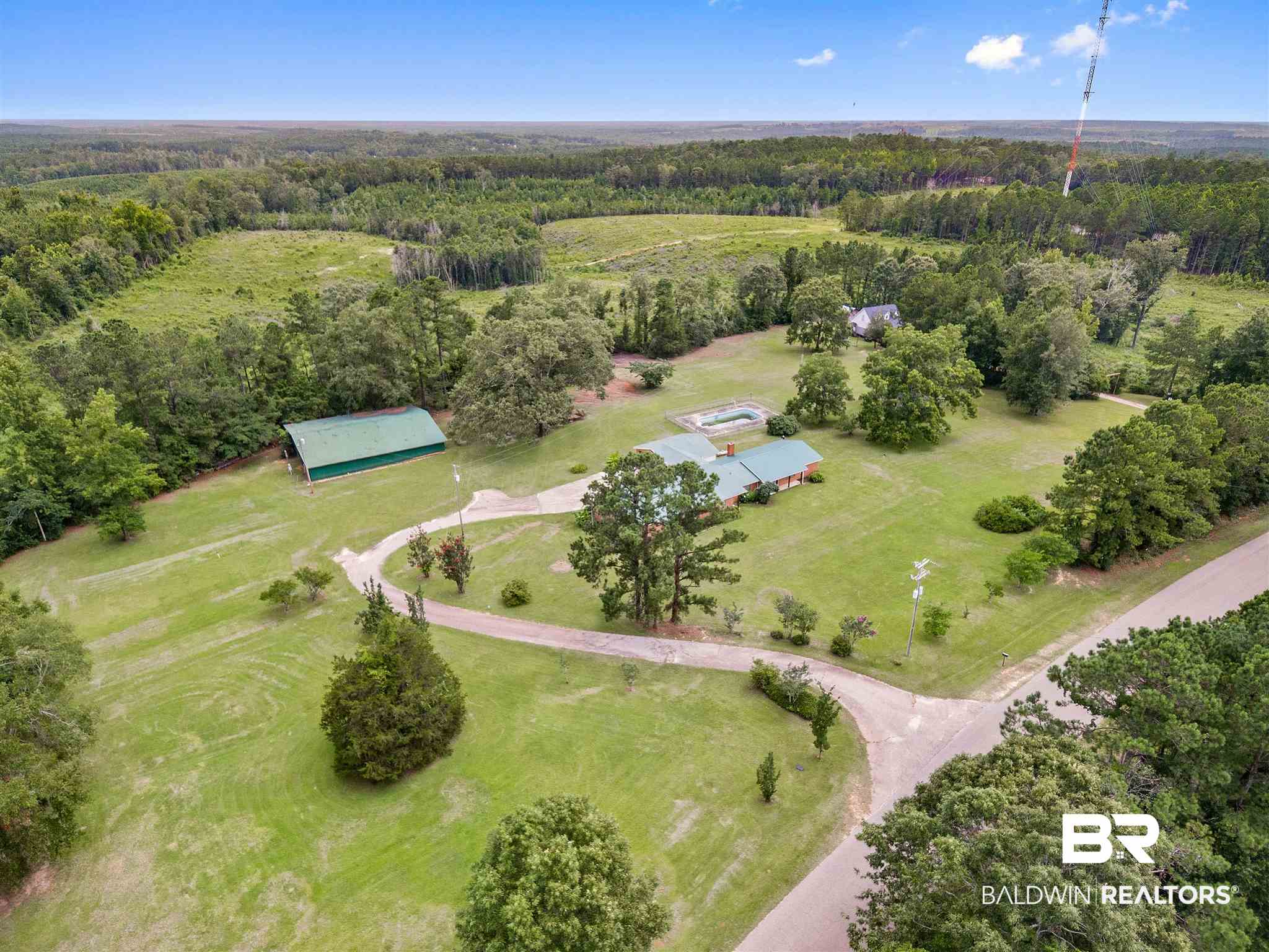 113 Perrys Chapel Road Gainestown, AL 36540 - Photo 45 of 47 Arial View