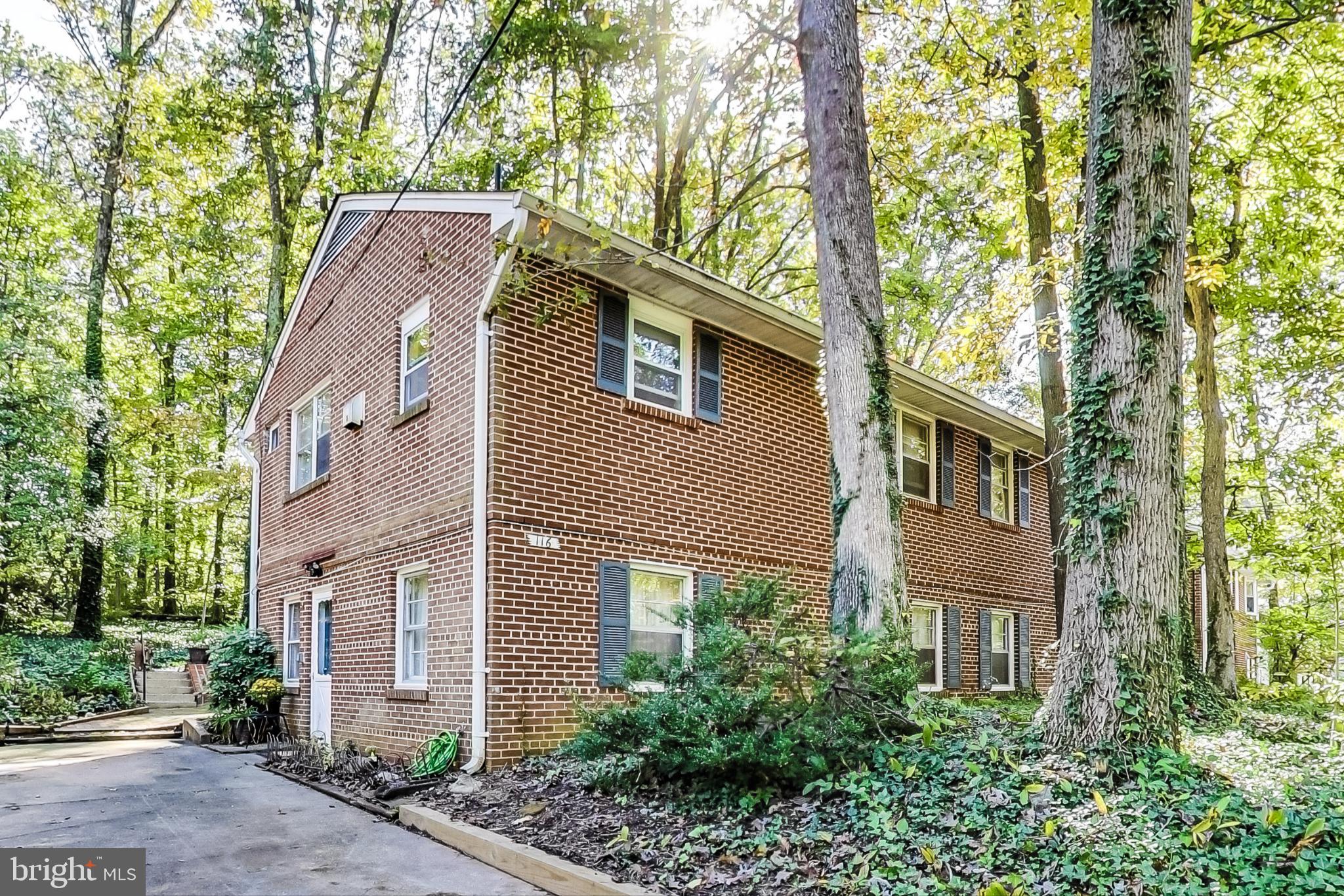 116 Northway Road Greenbelt, MD 20770 - Photo 2 of 46 View of House and Driveway