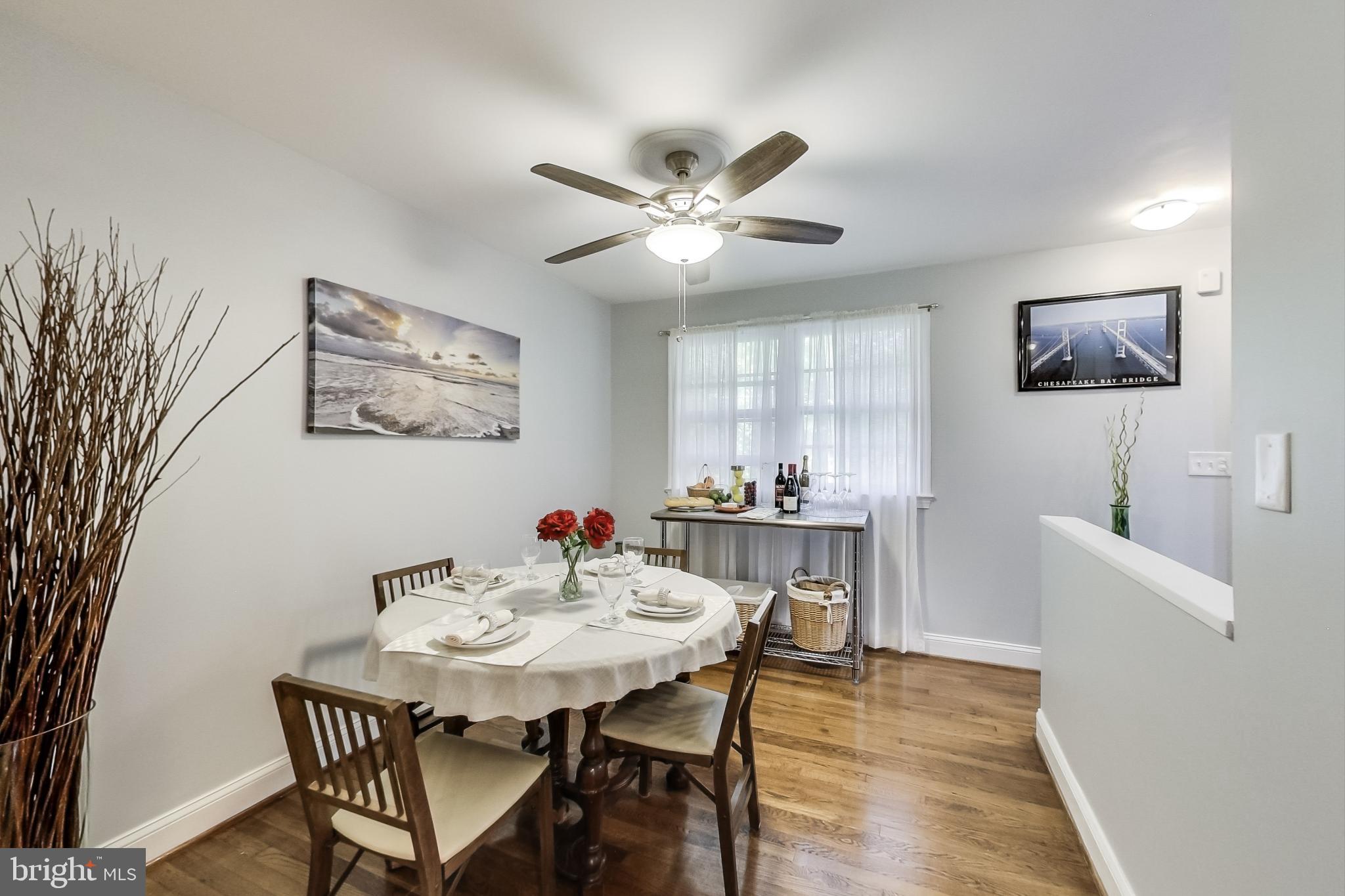 116 Northway Road Greenbelt, MD 20770 - Photo 13 of 46 Dining Room view and stairwell