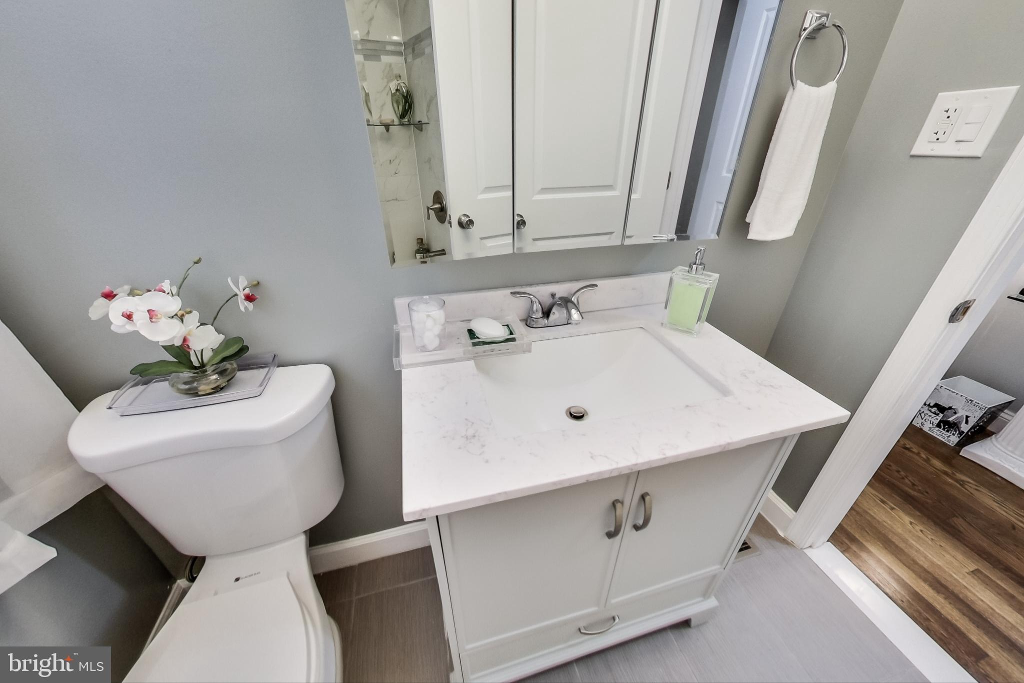 116 Northway Road Greenbelt, MD 20770 - Photo 20 of 46 Master Bathroom view of vanity & toilet