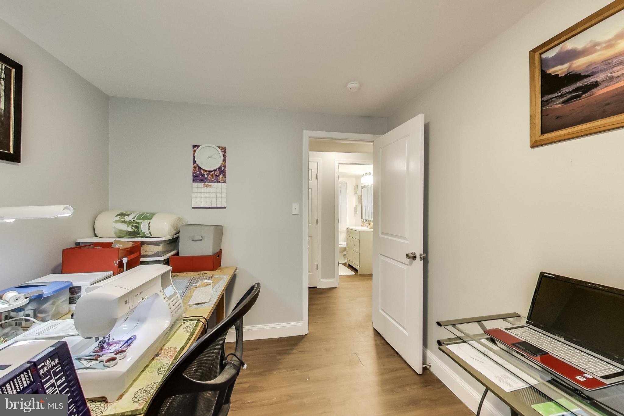 116 Northway Road Greenbelt, MD 20770 - Photo 29 of 46 View of Office/Craft Room into Bathroom #2