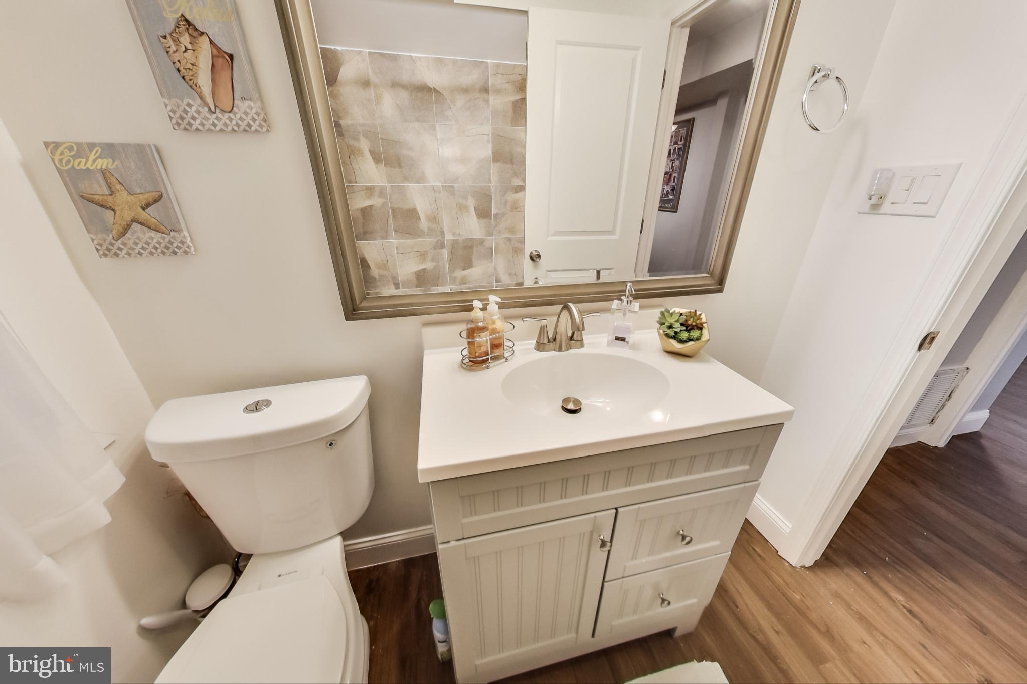 116 Northway Road Greenbelt, MD 20770 - Photo 34 of 46 Bathroom #2 view of vanity and toilet