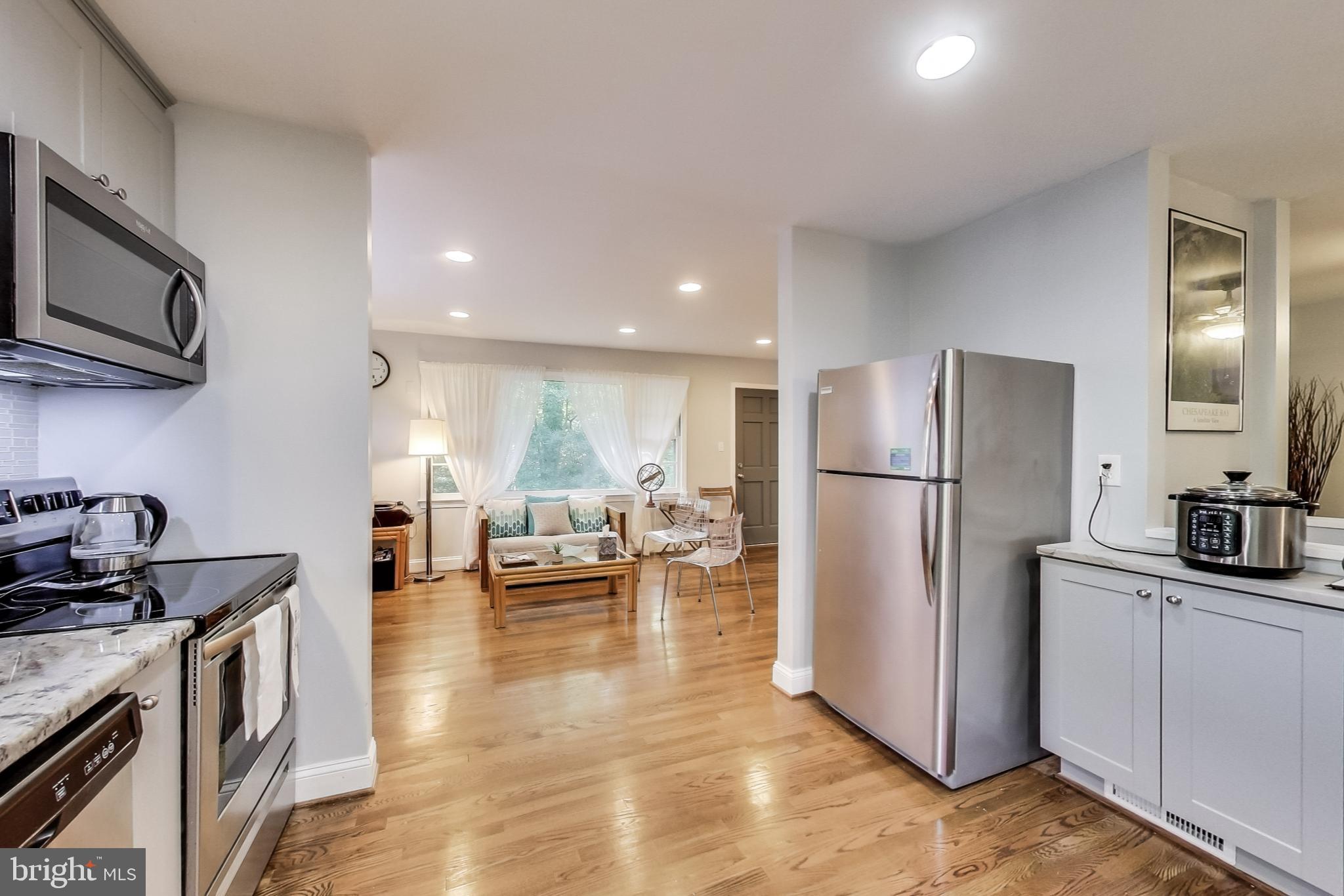 116 Northway Road Greenbelt, MD 20770 - Photo 7 of 46 Kitchen view into Living Room