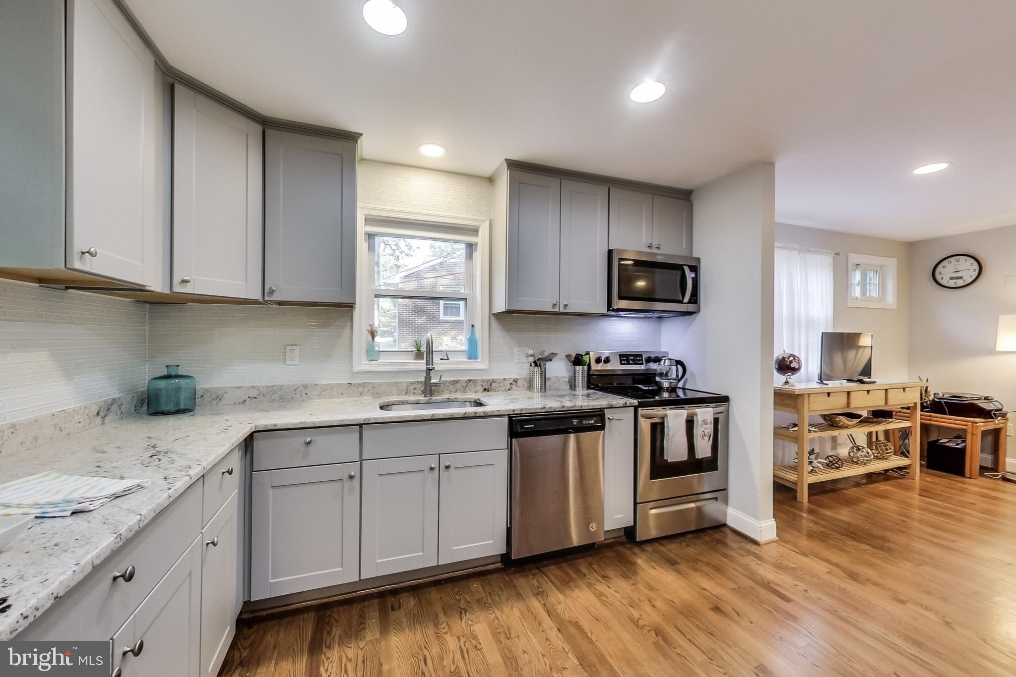 116 Northway Road Greenbelt, MD 20770 - Photo 8 of 46 Kitchen view w/stainless steel appliances